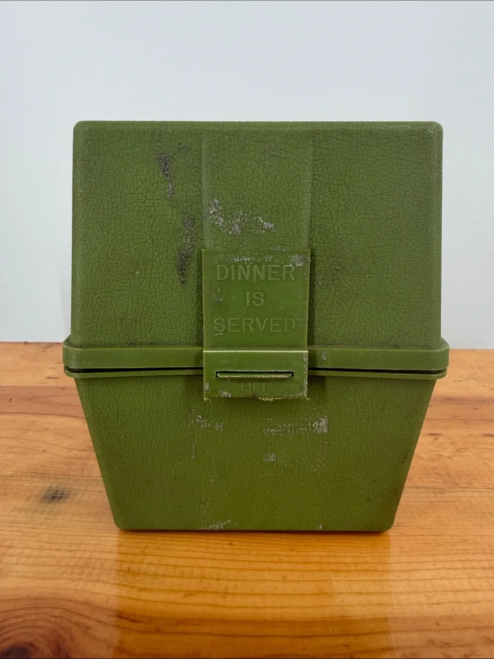 Vintage 70s Dinner Is Served Recipe Card Collection Green Box 118 Cards Complete